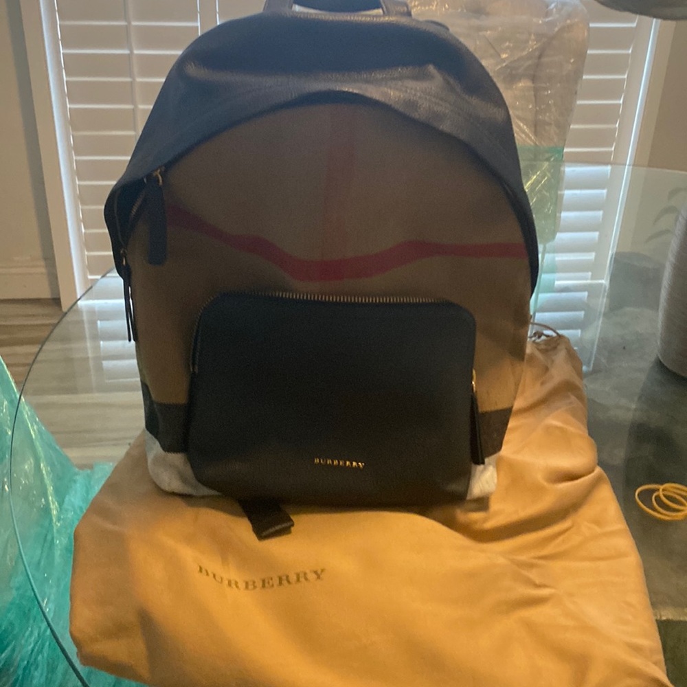 Authentic Burberry backpack